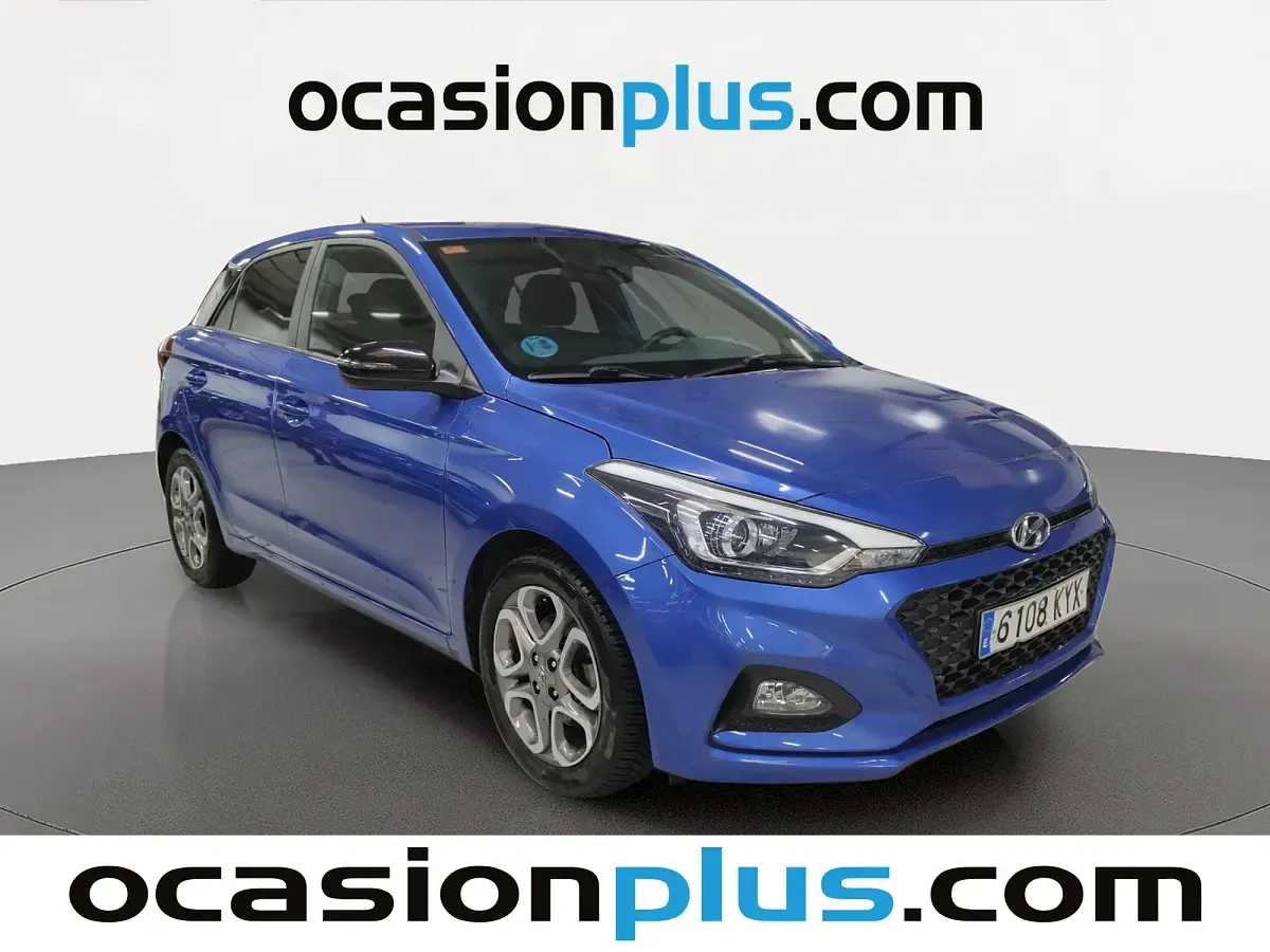 Usado Hyundai i20 100 CV (73 kW) 2019 Azul Utilitario