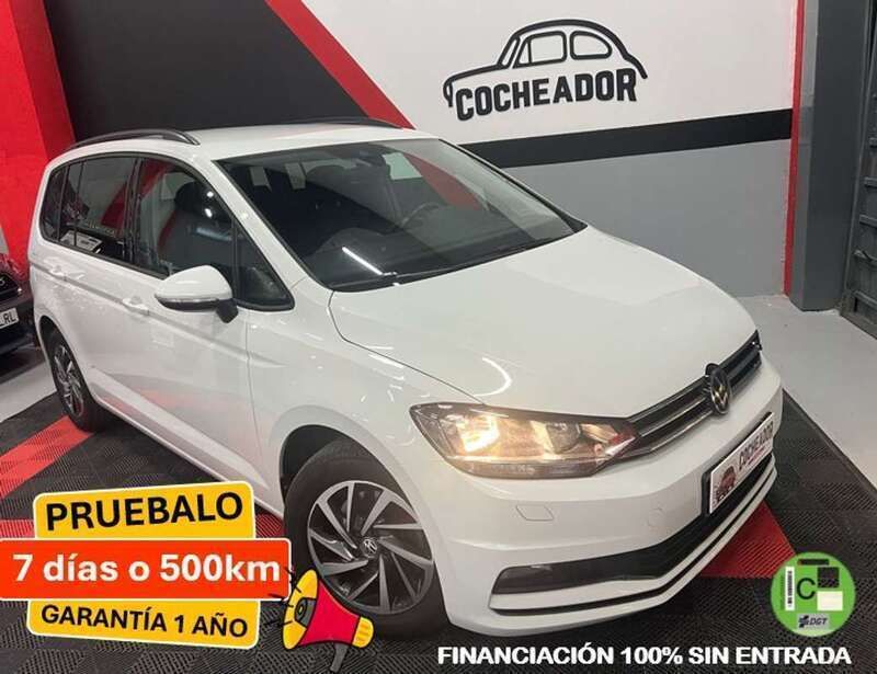 Blanco Usado 2023 VW Touran Advance Monovolumen | 34.499 € (Caro) - Imagen 1/3