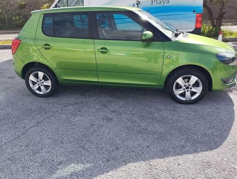 Verde Usado 2014 Skoda Fabia Fresh Utilitario | 5990 € (Precio justo) - Imagen 1/4