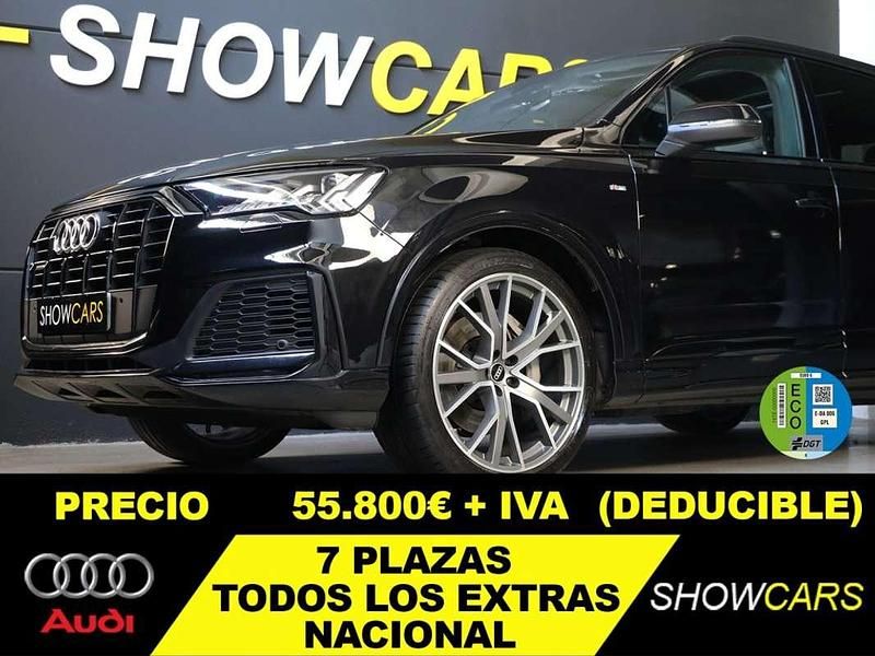 Negro Usado 2021 Audi Q7 Advanced SUV | 54.800 € (Buen precio) - Imagen 1/4