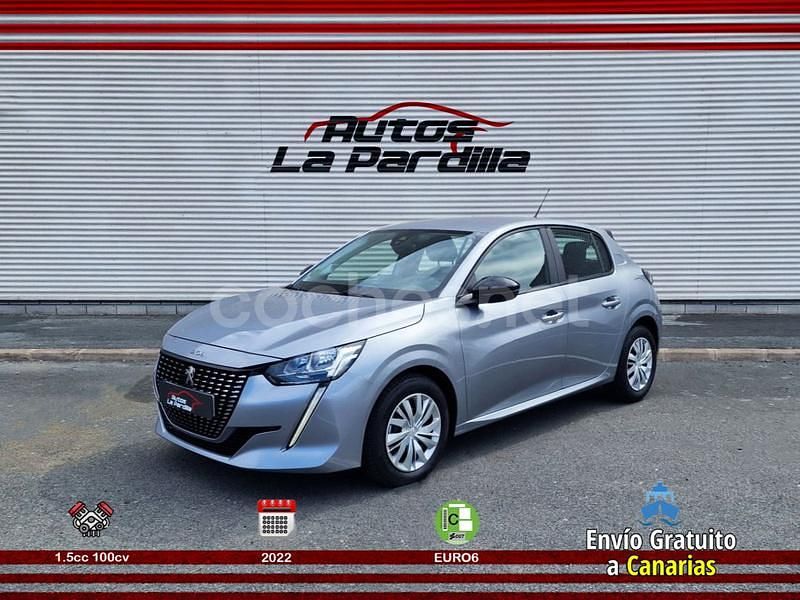 Gris / plata Usado 2022 Peugeot 208 Allure Utilitario | 11.890 € (Super precio) - Imagen 1/4