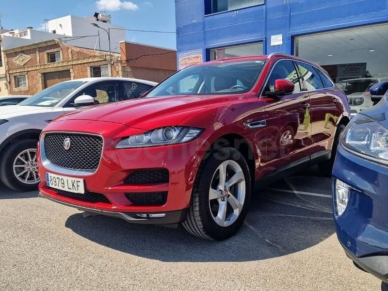 Usado Jaguar F-Pace Prestige 250 CV (183 kW) 2020 Granate SUV