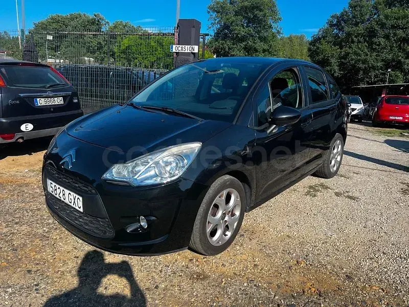 Usado Citroën C3 60 CV (44 kW) 2010 Negro Berlina