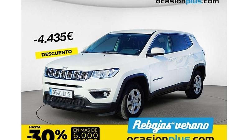 Blanco Usado 2021 Jeep Compass Longitude SUV | 16.355 € (Buen precio) - Imagen 1/4
