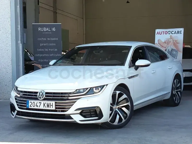 Usado VW Arteon R-line 150 CV (110 kW) 2018 Blanco Utilitario
