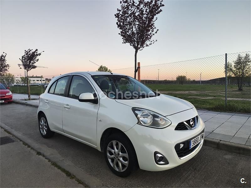 Usado Nissan Micra Visia 80 CV (58 kW) 2015 Blanco Utilitario