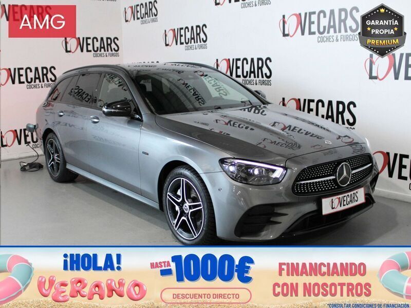 Gris Usado 2021 Mercedes E300 AMG Familiar | 37.500 € (Caro) - Imagen 1/3