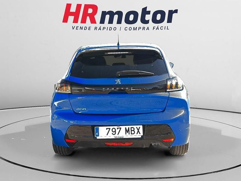 Usado Peugeot 208 Allure 101 CV (74 kW) 2022 Azul Utilitario