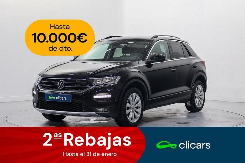 Negro Usado 2020 VW T-Roc Advance SUV | 18.490 € (Precio justo) - Imagen 1/4