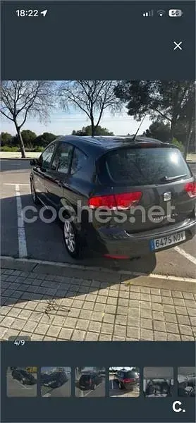 Usado Seat Altea XL Style 140 CV (102 kW) 2011 Negro Monovolumen