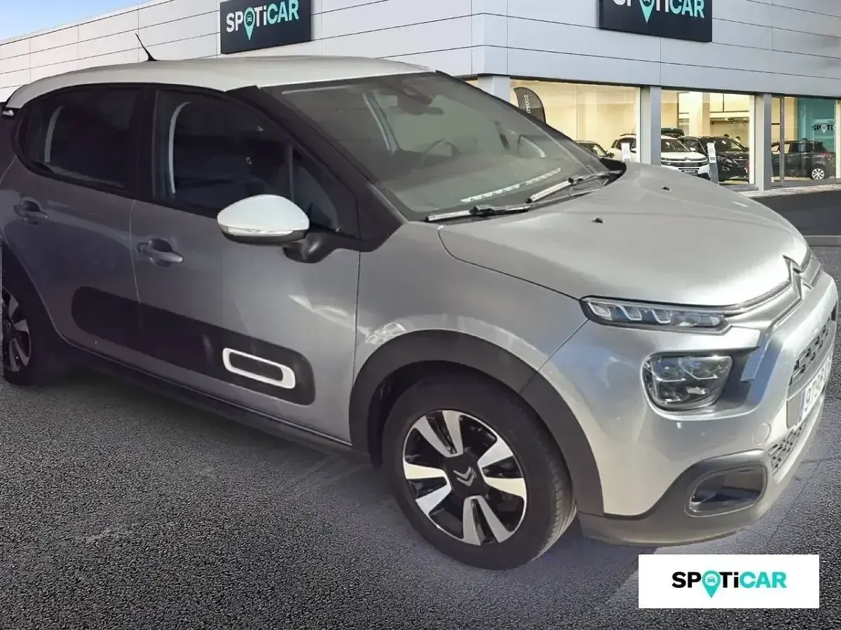 Usado Citroën C3 Feel 83 CV (61 kW) 2021 Gris Utilitario