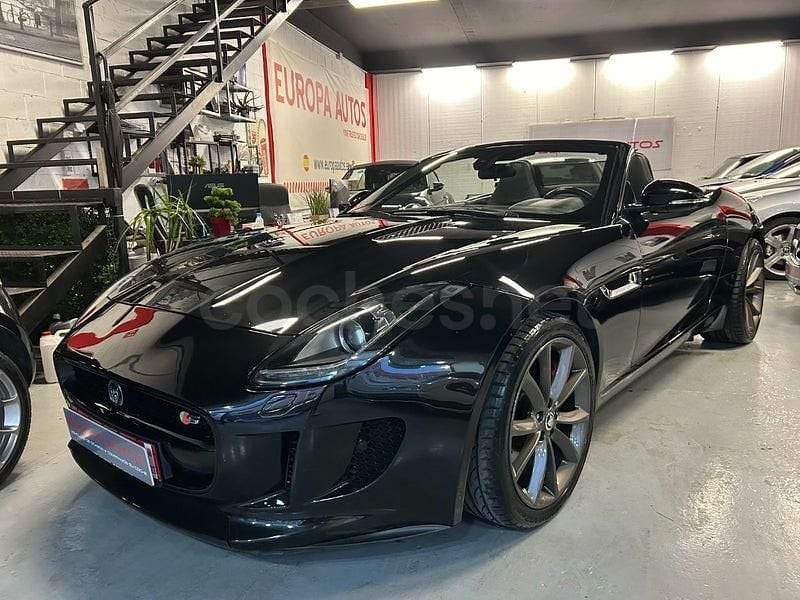 Usado Jaguar F-Type S 380 CV (279 kW) 2014 Negro Descapotable