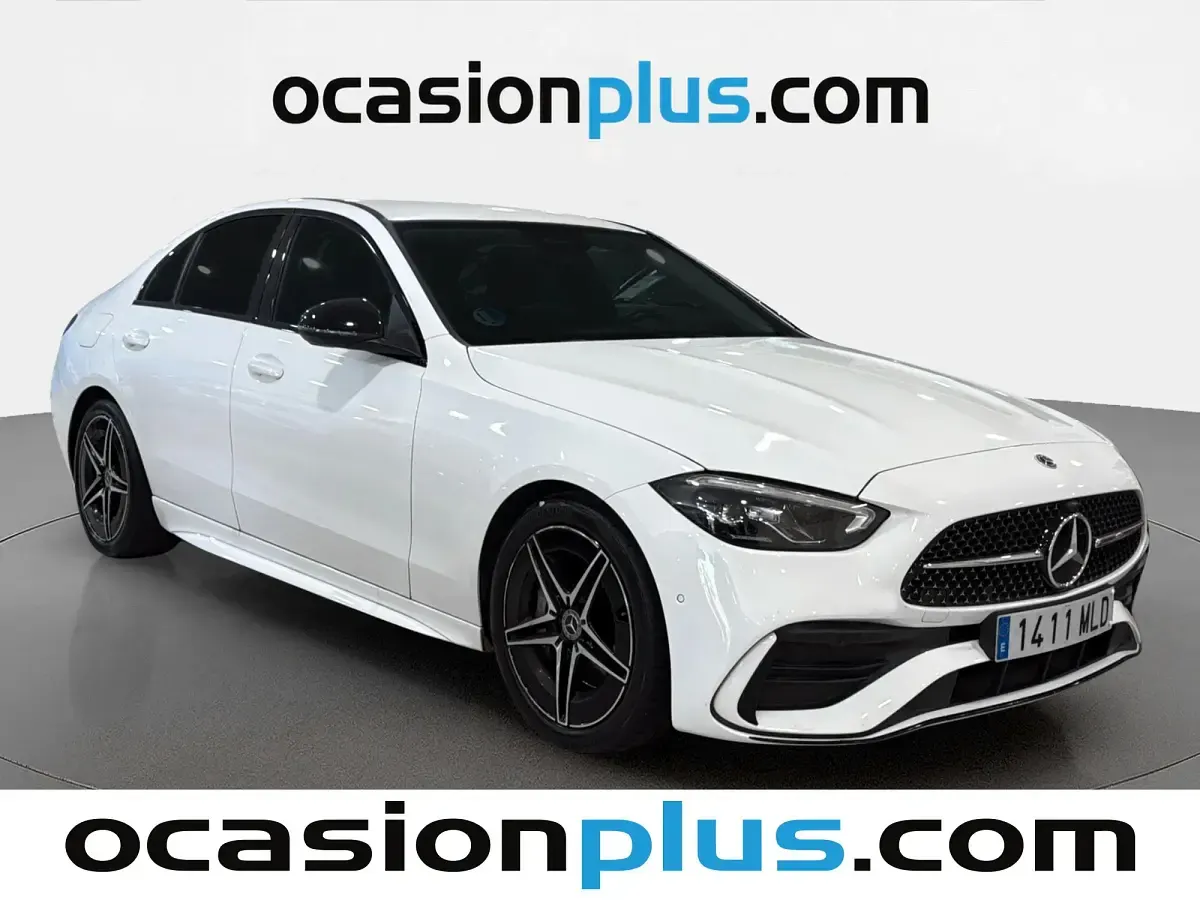 Usado Mercedes C200 AMG 163 CV (119 kW) 2023 Blanco Berlina