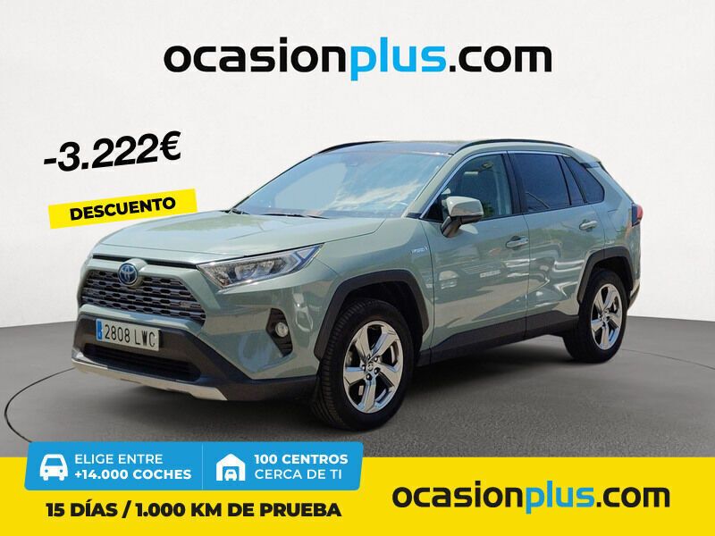 Verde Usado 2022 Toyota RAV4 Hybrid Advance SUV | 35.450 € (Un poco caro) - Imagen 1/4