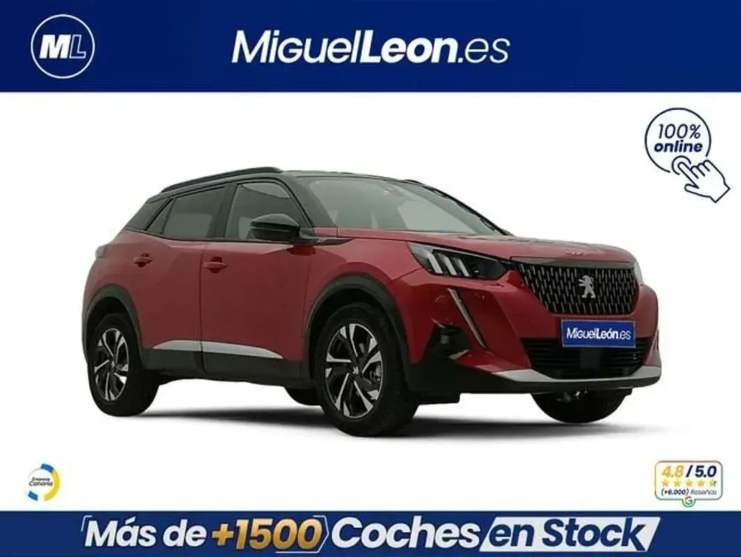 Usado Peugeot 2008 GT 131 CV (96 kW) 2021 Rojo SUV