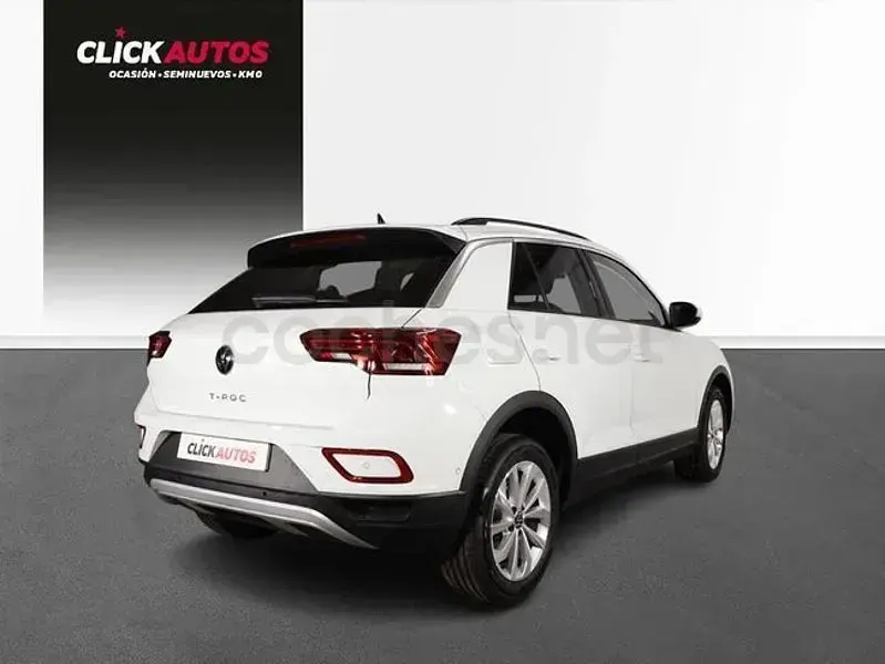 Usado VW T-Roc Life 110 CV (80 kW) 2023 Blanco SUV