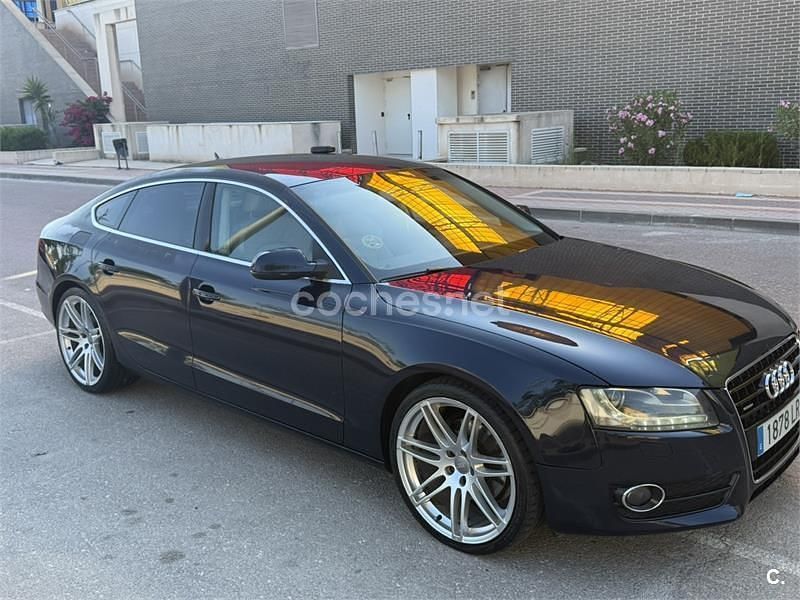 Azul Usado 2010 Audi A5 Sportback Utilitario | 9500 € (Super precio) - Imagen 1/4