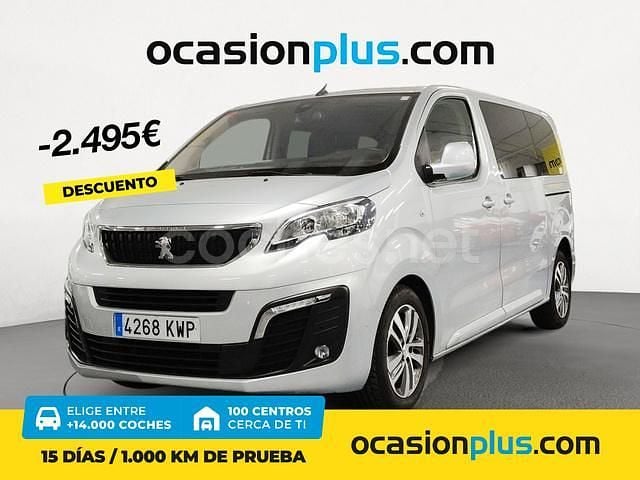 Gris / plata Usado 2019 Peugeot Traveller Active Monovolumen | 27.450 € (Precio justo) - Imagen 1/4