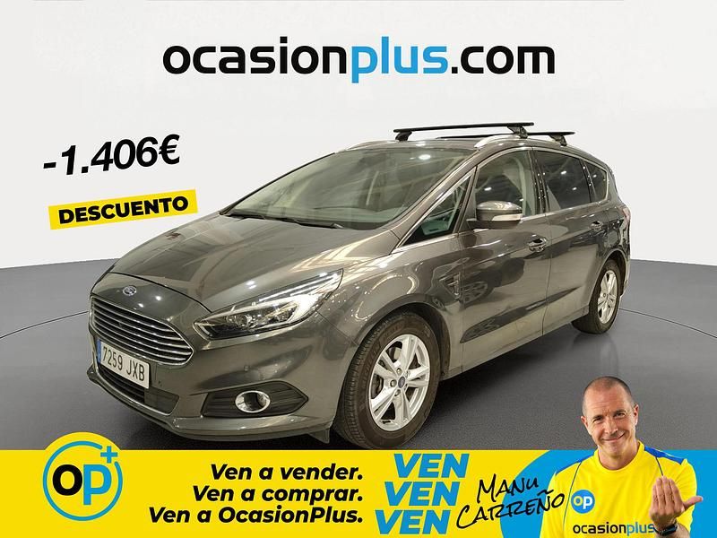 Usado Ford S-MAX Titanium 150 CV (110 kW) 2017 Gris Monovolumen