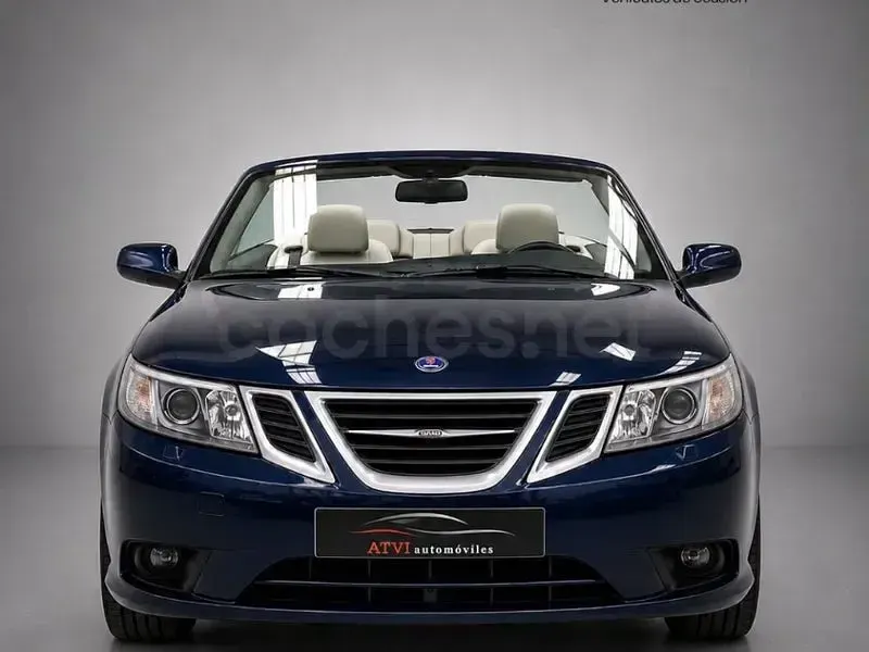 Usado Saab 9-3 Linear 150 CV (110 kW) 2009 Azul Descapotable