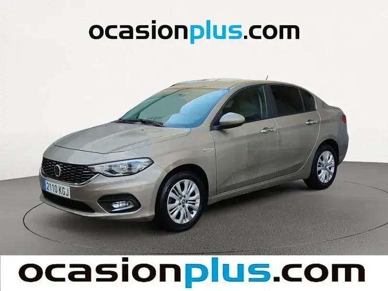Beige Usado 2017 Fiat Tipo Easy Berlina | 10.319 € (Precio justo) - Imagen 1/4