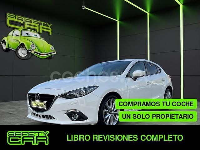 Blanco Usado 2014 Mazda 3 Luxury Berlina | 11.999 € (Precio justo) - Imagen 1/4