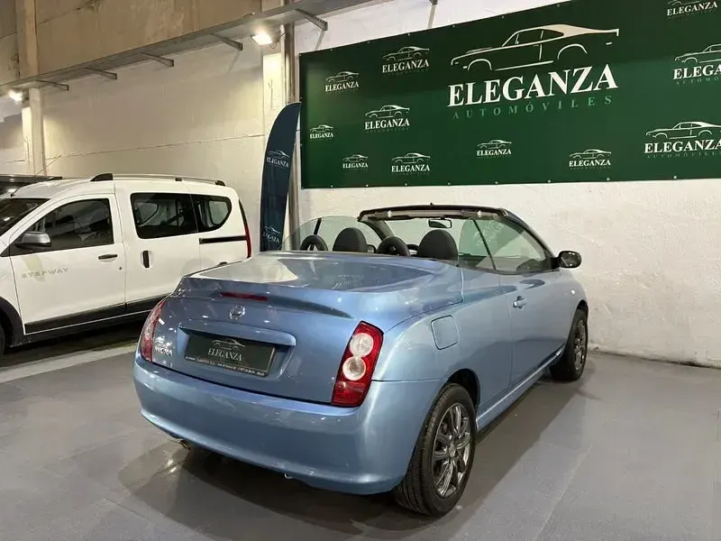 Usado Nissan Micra C+C Tekna 88 CV (64 kW) 2006 Azul Descapotable