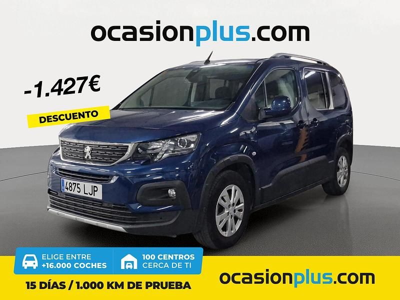 Azul Usado 2020 Peugeot Rifter Allure Monovolumen | 15.700 € (Super precio) - Imagen 1/4