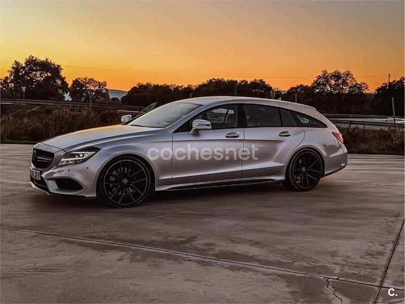 Usado Mercedes CLS350 Shooting Brake 258 CV (189 kW) 2015 Gris / plata Familiar