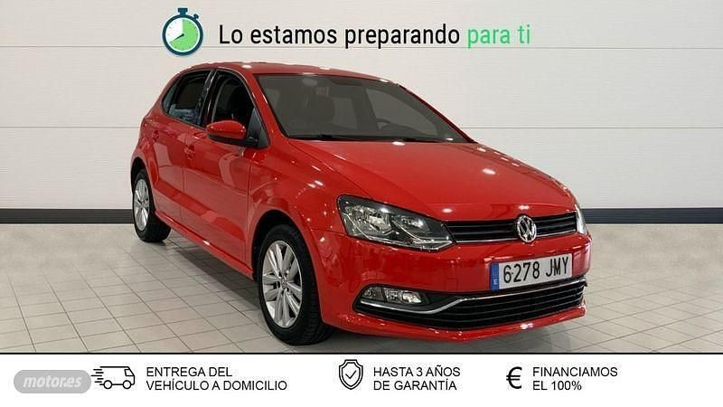 Usado VW Polo 90 CV (66 kW) 2016 Rojo Utilitario