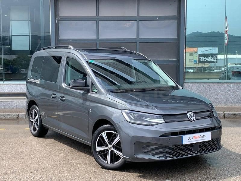 Usado VW Caddy 102 CV (75 kW) 2021 Gris / plata Monovolumen