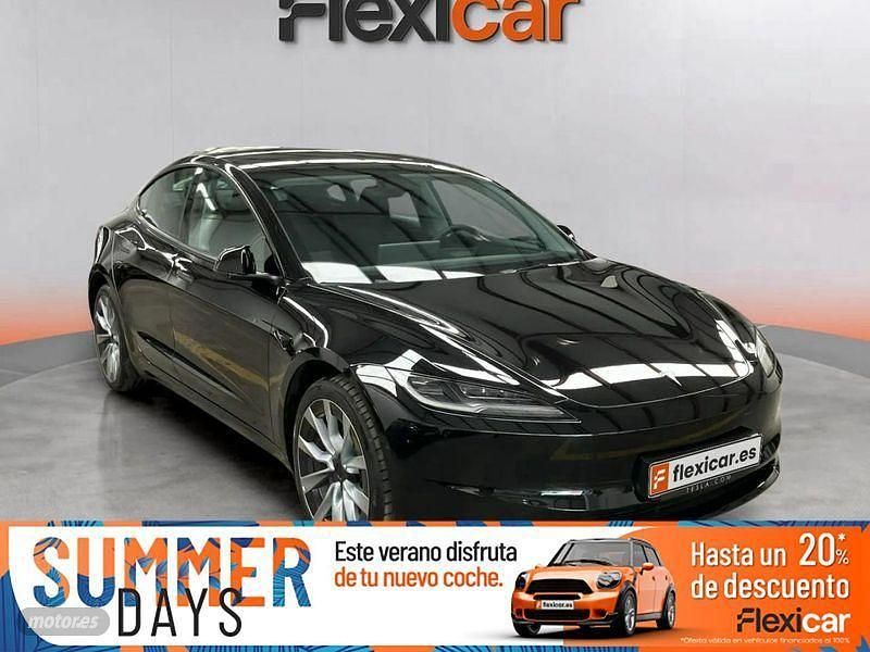 Negro Usado 2024 Tesla Model 3 RWD Berlina | 35.990 € (Precio justo) - Imagen 1/4