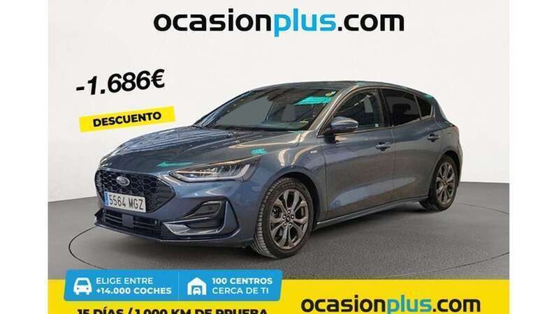 Azul Usado 2023 Ford Focus ST-Line Utilitario | 16.319 € (Precio justo) - Imagen 1/4