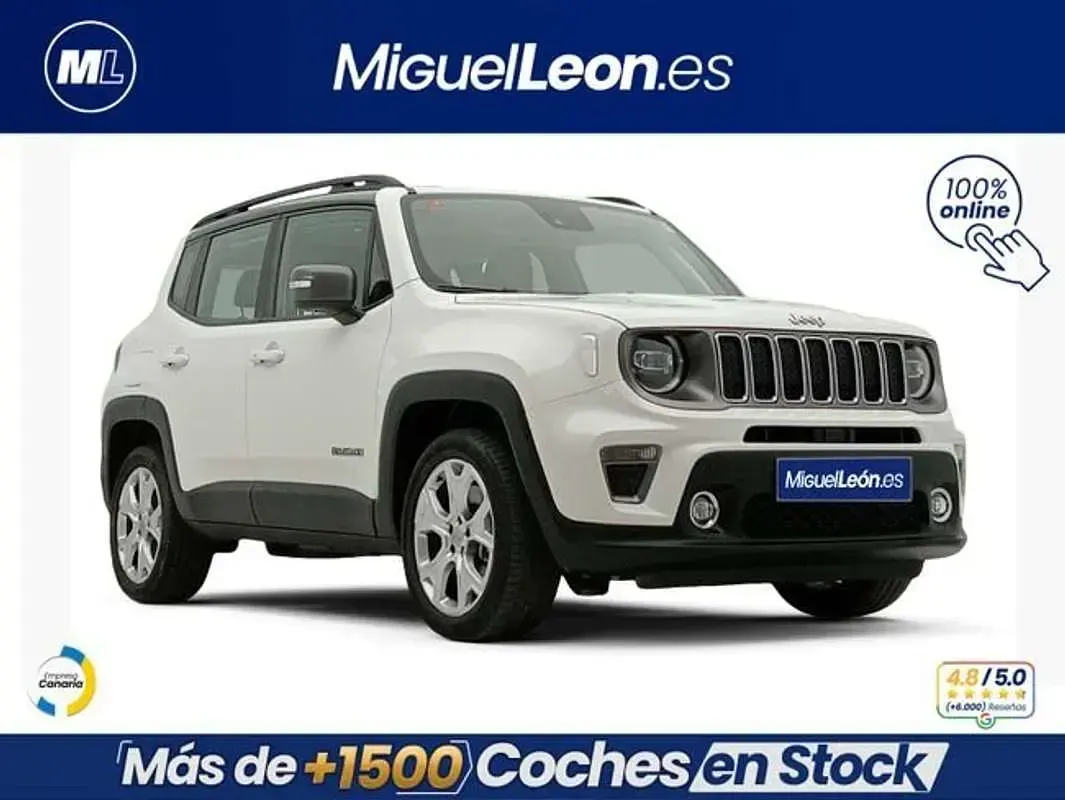 Usado Jeep Renegade Limited 190 CV (139 kW) 2021 Blanco SUV
