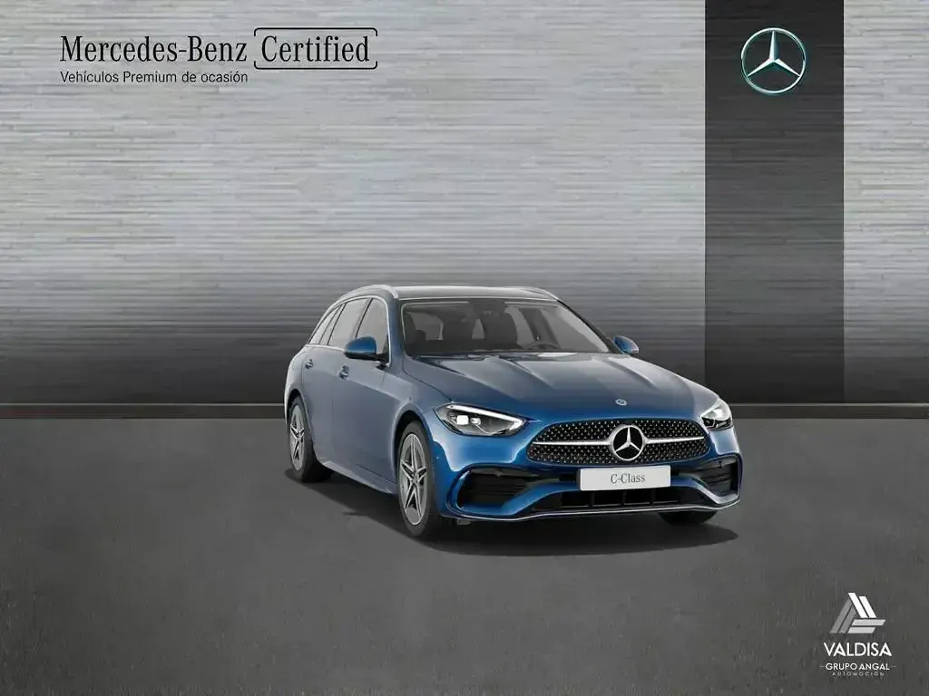 Usado Mercedes C220 AMG line 200 CV (147 kW) 2024 Azul Familiar