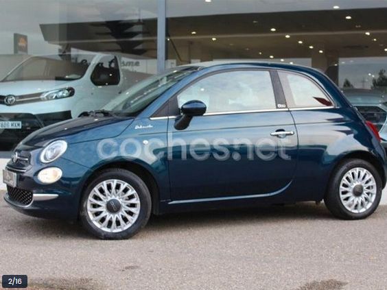 Azul Usado 2021 Fiat 500C Dolcevita Descapotable | 12.800 € (Precio justo) - Imagen 1/4