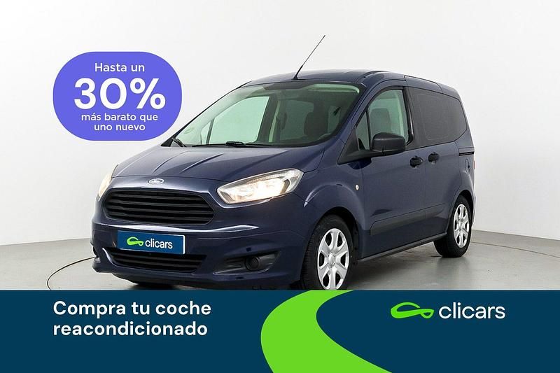 Azul Usado 2015 Ford Tourneo Courier Ambiente Monovolumen | 9990 € (Un poco caro) - Imagen 1/4