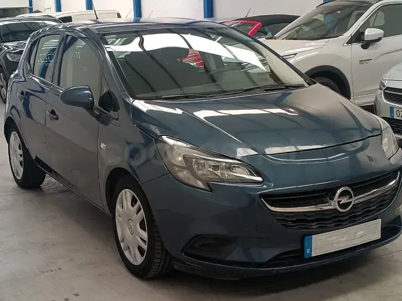 Usado Opel Corsa Expression 75 CV (55 kW) 2015 Azul Utilitario