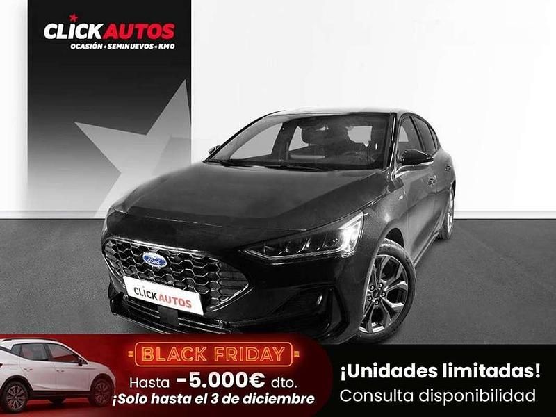 Negro Usado 2024 Ford Focus ST-Line Berlina | 20.250 € (Precio justo) - Imagen 1/4