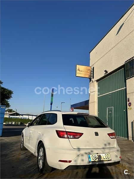 Usado Seat Leon ST Style 130 HP (95 kW) 2019 Branco Carrinha