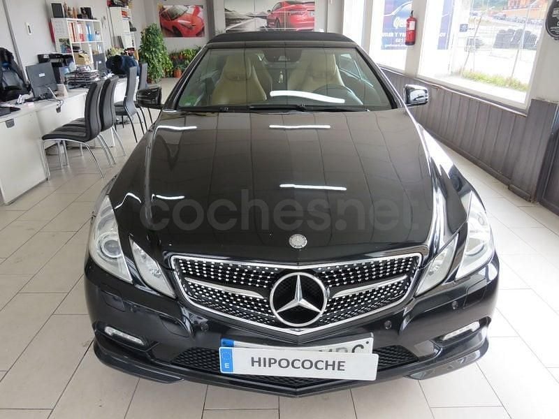 Usado Mercedes E200 Elegance 184 CV (135 kW) 2010 Negro Descapotable