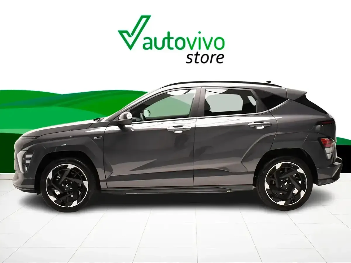Usado Hyundai Kona N Line 150 kW (204 CV) 2024 Gris SUV