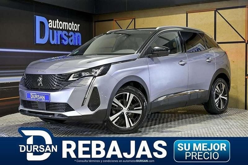 Gris Usado 2022 Peugeot 3008 GT SUV | 21.390 € (Caro) - Imagen 1/4