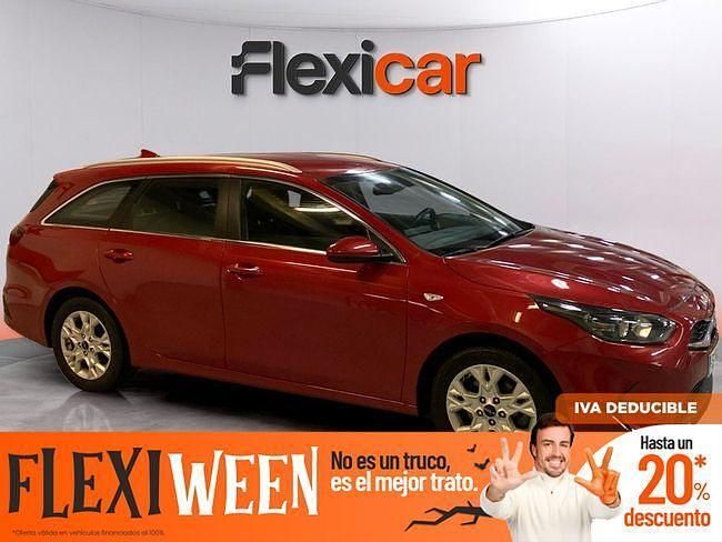 Rojo Usado 2022 Kia Ceed Familiar | 16.390 € (Precio justo) - Imagen 1/4