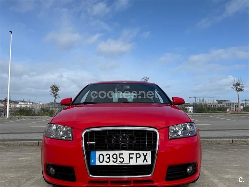 Usado Audi A3 S-Line 200 CV (147 kW) 2007 Rojo Utilitario