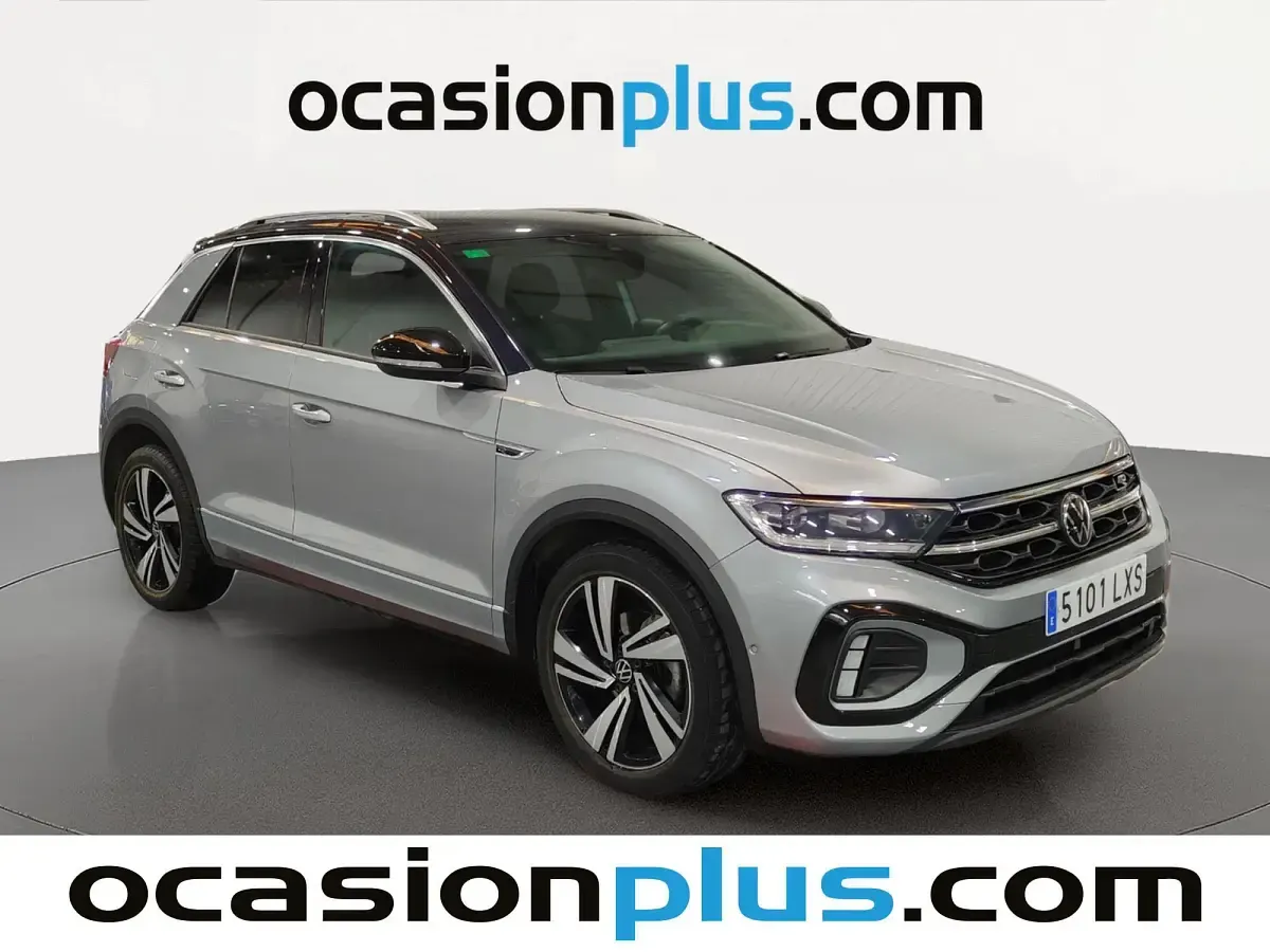 Usado VW T-Roc R-line 150 CV (110 kW) 2022 Gris SUV