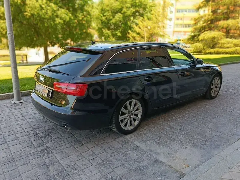 Usado Audi A6 204 CV (150 kW) 2014 Negro Familiar