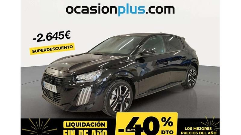 Negro Usado 2025 Peugeot 208 Allure Utilitario | 17.355 € (Buen precio) - Imagen 1/4