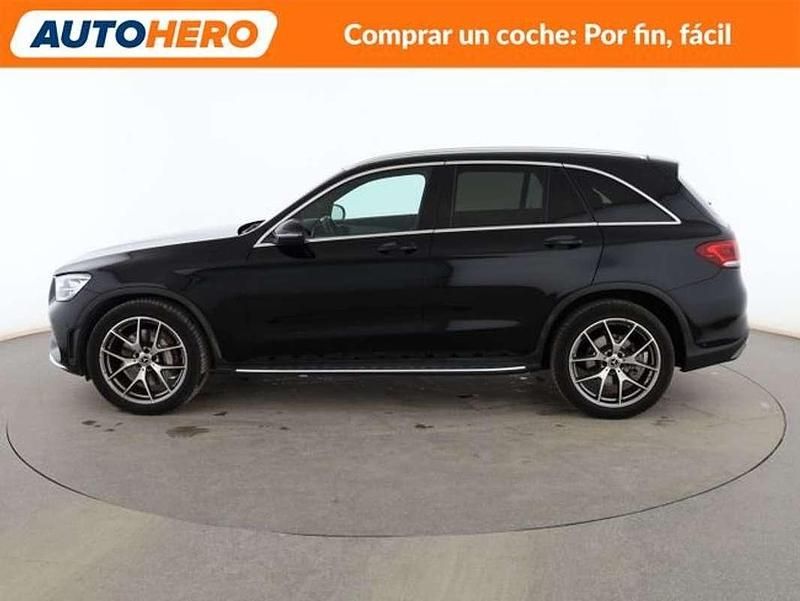 Usado Mercedes GLC200 AMG line 163 CV (119 kW) 2021 Negro SUV