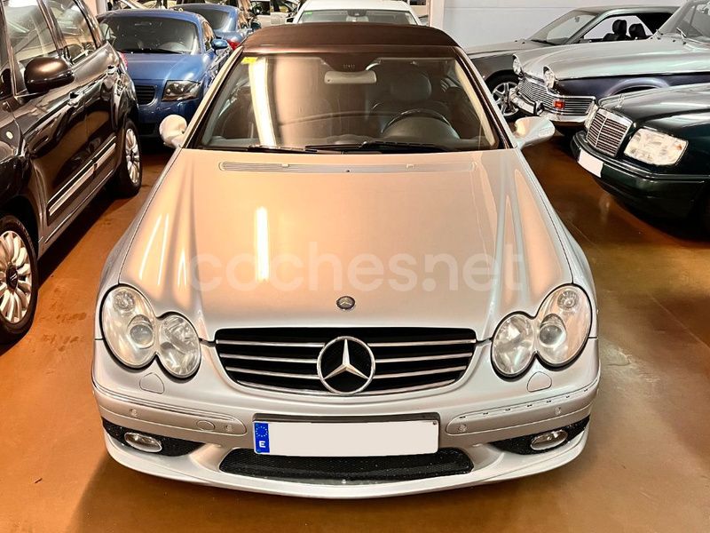 Gris / plata Usado 2003 Mercedes CLK500 Avantgarde Descapotable | 14.000 € (Caro) - Imagen 1/4